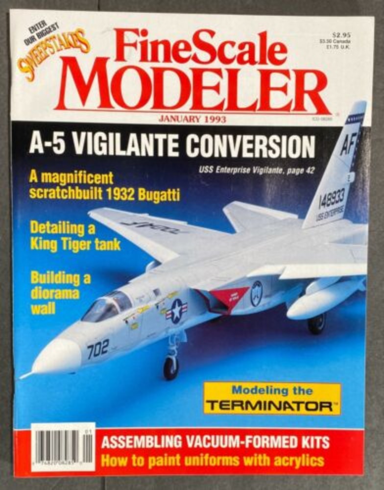 Finescale modeler january 1993 a 5 vigilante conversion magazi