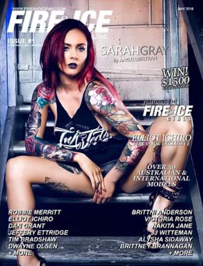 Fire & Ice # 1, May 2014 magazine back issue Fire & Ice magizine back copy 