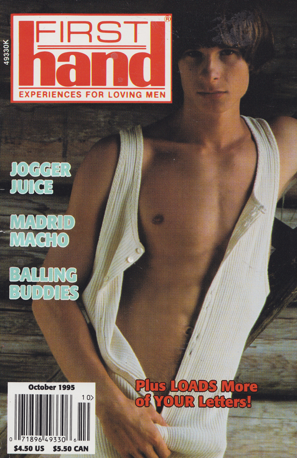 First Hand October 1995 magazine back issue First Hand magizine back copy Balling Buddies,Madrid Macho,Jogger Juice, Prize Winning Pricks,DICK JOCKEY,MAN'S MAN,gay men