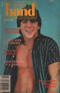First Hand October 1986 magazine back issue cover image