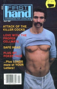 First Hand April 1987 magazine back issue