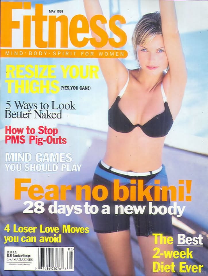 Fitness May 1996 magazine back issue Fitness magizine back copy 