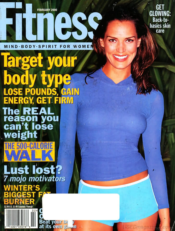 Fitness February 2000 magazine back issue Fitness magizine back copy 