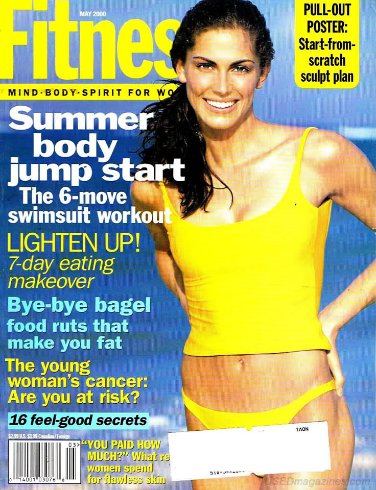 Fitness May 2000 magazine back issue Fitness magizine back copy 