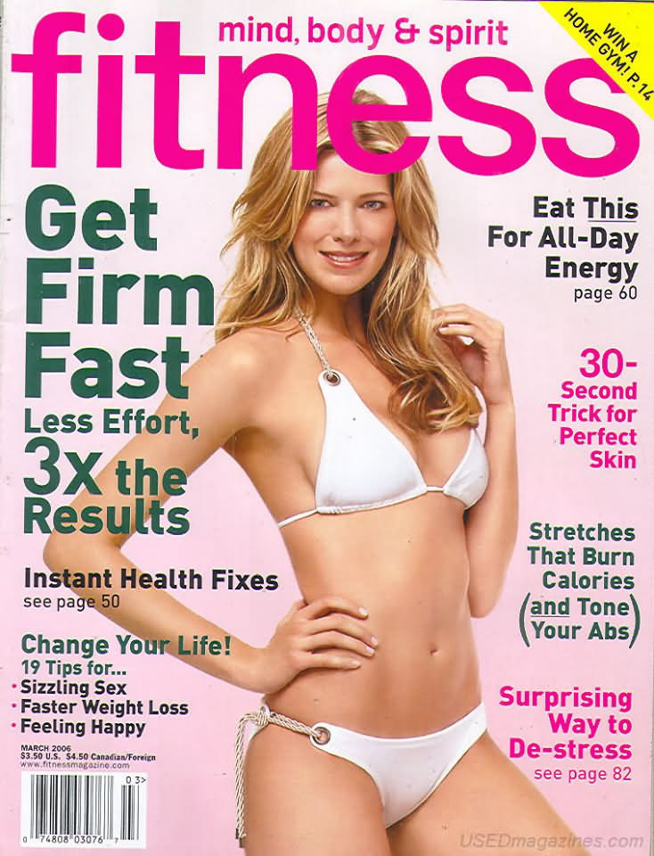 Fitness March 2006 magazine back issue Fitness magizine back copy 