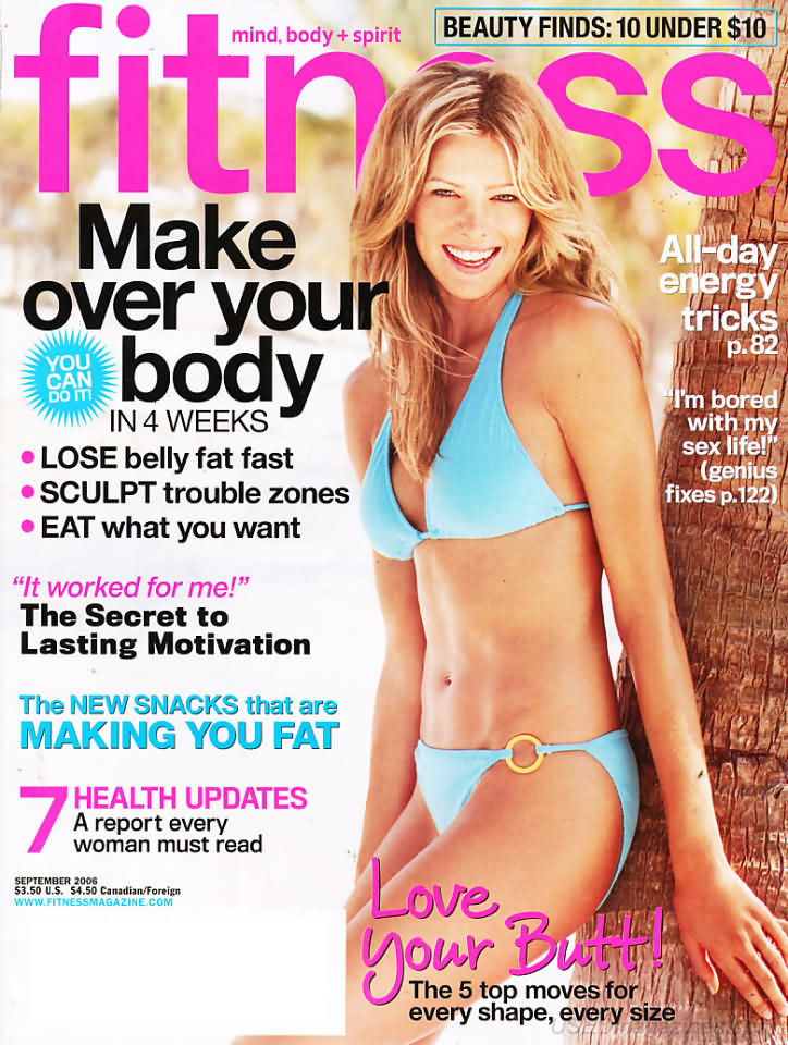 Fitness September 2006 magazine back issue Fitness magizine back copy 