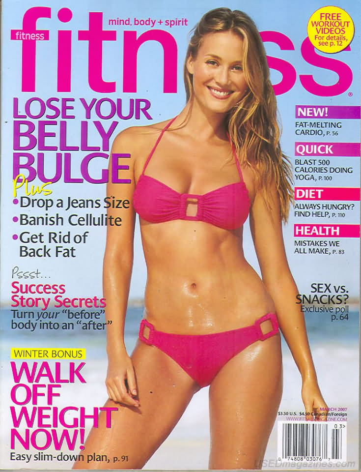 Fitness March 2007 magazine back issue Fitness magizine back copy 
