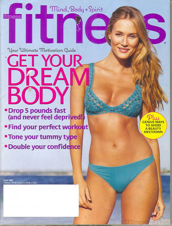 Fitness July 2007 magazine back issue Fitness magizine back copy 