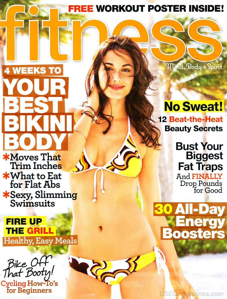 Fitness June 2009 magazine back issue Fitness magizine back copy 