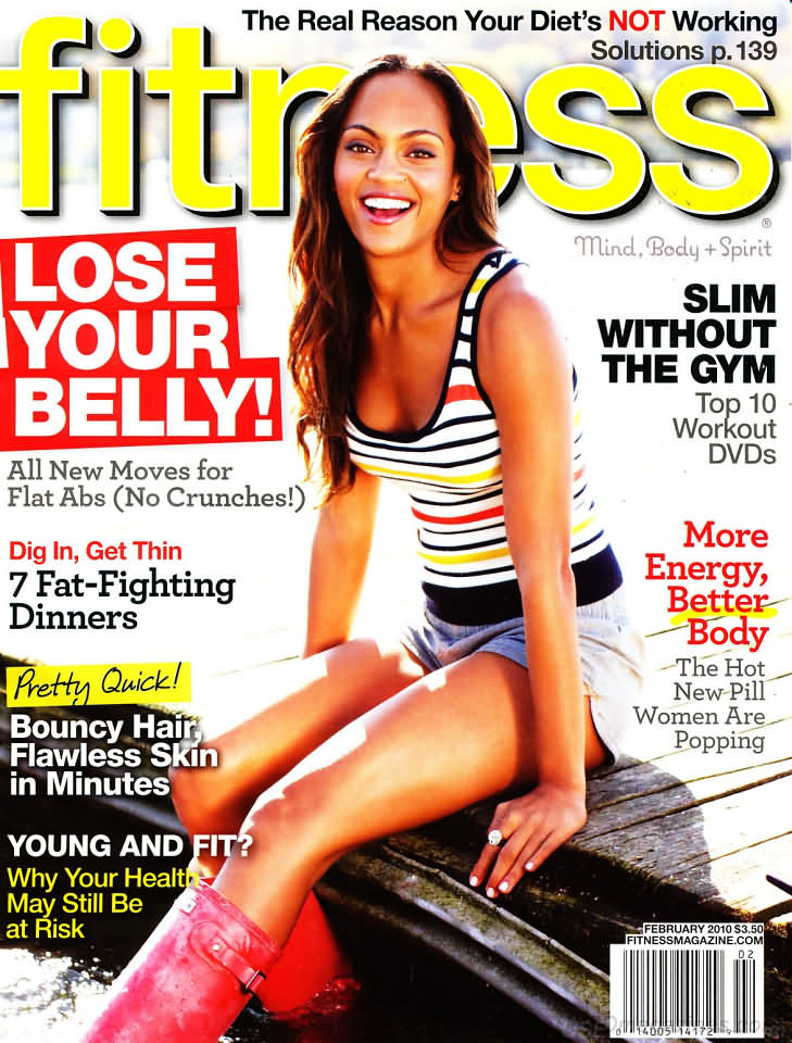 Fitness February 2010 magazine back issue Fitness magizine back copy 