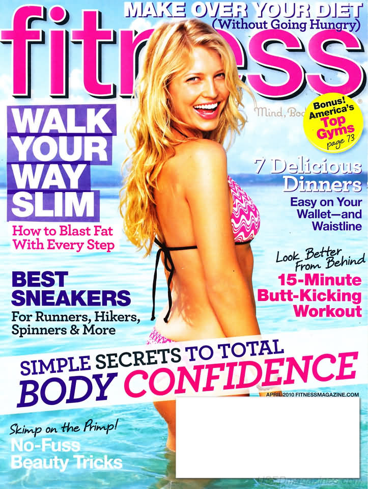 Fitness April 2010 magazine back issue Fitness magizine back copy 