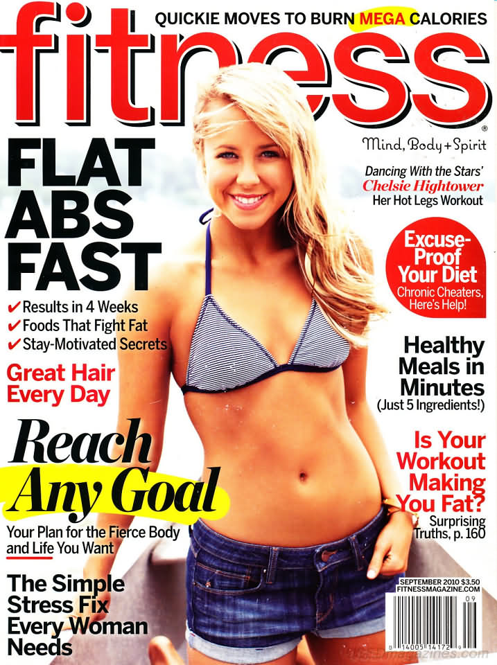 Fitness September 2010 magazine back issue Fitness magizine back copy 