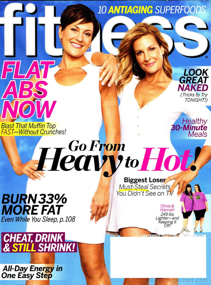 Fitness September 2011 magazine back issue Fitness magizine back copy 