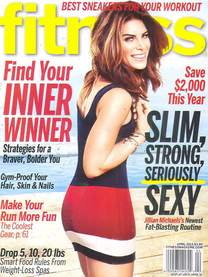 Fitness April 2013 magazine back issue Fitness magizine back copy 