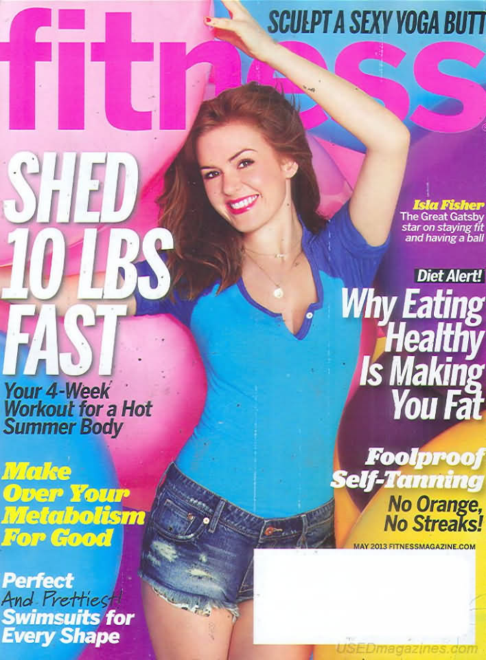 Fitness May 2013 magazine back issue Fitness magizine back copy 