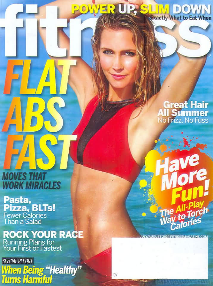 Fitness July 2014 magazine back issue Fitness magizine back copy 