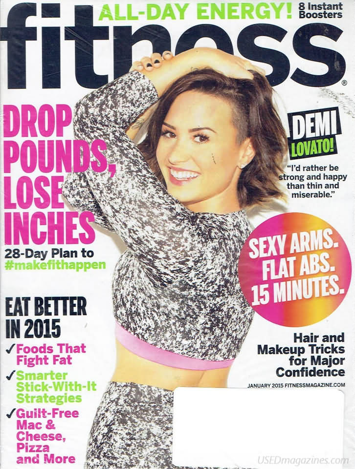 Fitness January 2015 magazine back issue Fitness magizine back copy 
