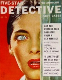 Five-Star Detective Fact Cases June 1954 magazine back issue