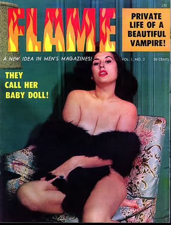 Flame Vol. 1 # 2 magazine back issue Flame magizine back copy 
