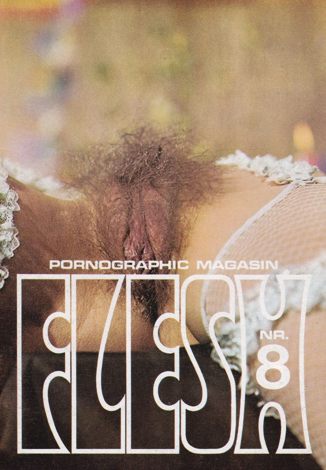 Flesh # 8 magazine back issue Flesh magizine back copy 