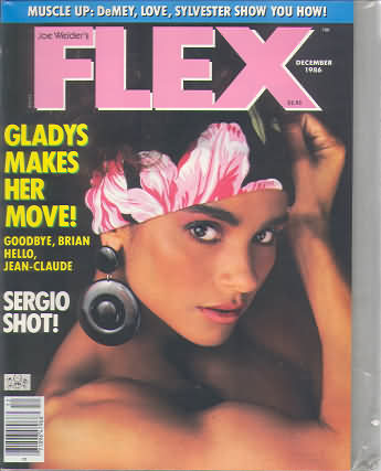 Flex December 1986 magazine back issue Flex magizine back copy Flex December 1986 Bodybuilding Magazine Back Issue Published by American Media in New York City. Muscle Up: DeMey,Love, Sylvester Show You How!.
