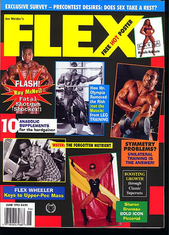 Flex June 1995 magazine back issue Flex magizine back copy Flex June 1995 Bodybuilding Magazine Back Issue Published by American Media in New York City. Exclusive Survey-Precontest Desires: Does Sex Take A Rest?.