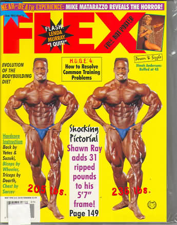 Flex May 1996 magazine back issue Flex magizine back copy Flex May 1996 Bodybuilding Magazine Back Issue Published by American Media in New York City. Near-Death Experience: Mike Matarazzo Reveals The Horror!.