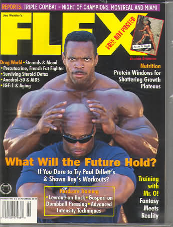 Flex September 1996 magazine back issue Flex magizine back copy Flex September 1996 Bodybuilding Magazine Back Issue Published by American Media in New York City. Dorian Yates How To Recast A Giant Shadow.