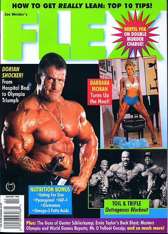 Flex January 1998 magazine back issue Flex magizine back copy Flex January 1998 Bodybuilding Magazine Back Issue Published by American Media in New York City. How To Get Really Lean: Top 10 Tips!.