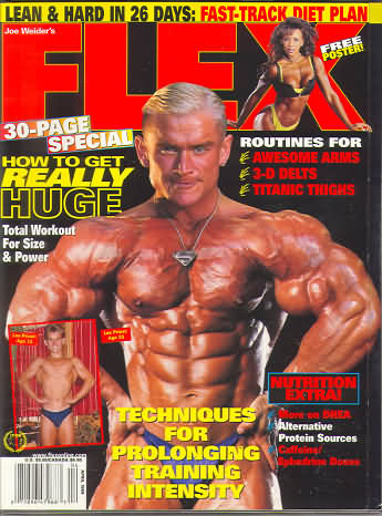 Flex April 1999 magazine back issue Flex magizine back copy Flex April 1999 Bodybuilding Magazine Back Issue Published by American Media in New York City. Lean & Hard In 26 Days: Fast-Track Diet Plan.
