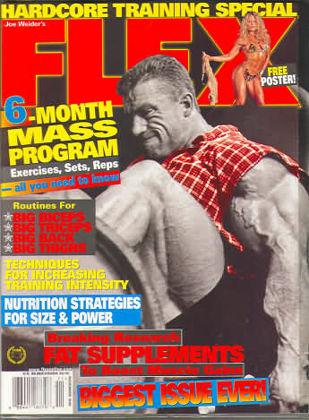Flex November 1999 magazine back issue Flex magizine back copy Flex November 1999 Bodybuilding Magazine Back Issue Published by American Media in New York City. 6-Month Mass Program Exercises, Sets, Reps All You Need To Know.