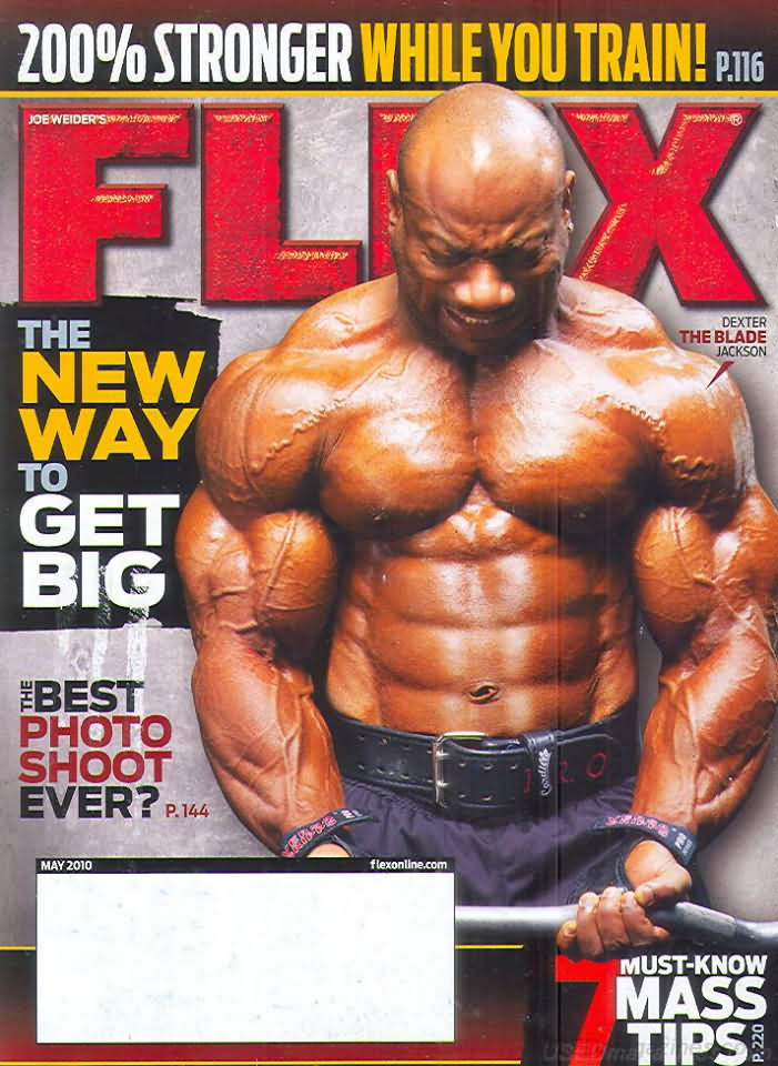 Flex May 2010 magazine back issue Flex magizine back copy Flex May 2010 Bodybuilding Magazine Back Issue Published by American Media in New York City. 200% Stronger While You Train!.