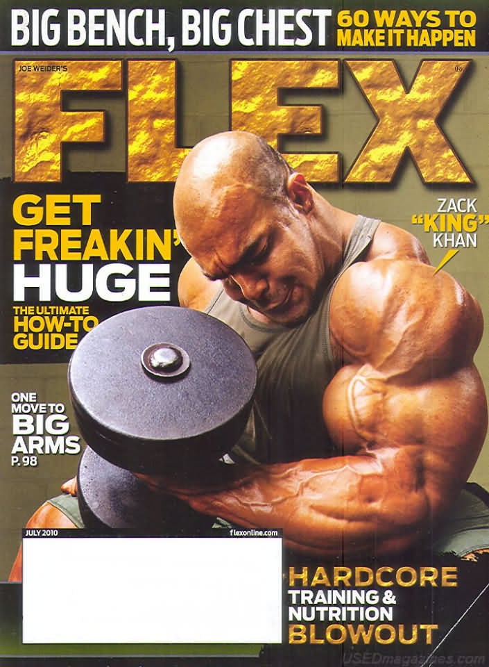Flex July 2010 magazine back issue Flex magizine back copy Flex July 2010 Bodybuilding Magazine Back Issue Published by American Media in New York City. Big Bench, Big Chest 60 Ways To Make It Happen.