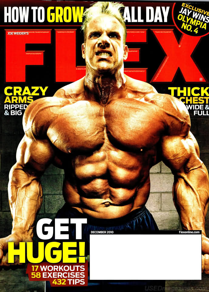 Flex December 2010 magazine back issue Flex magizine back copy Flex December 2010 Bodybuilding Magazine Back Issue Published by American Media in New York City. How To Grow All Day.