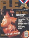 Lou Ferrigno magazine cover appearance Flex August 1989