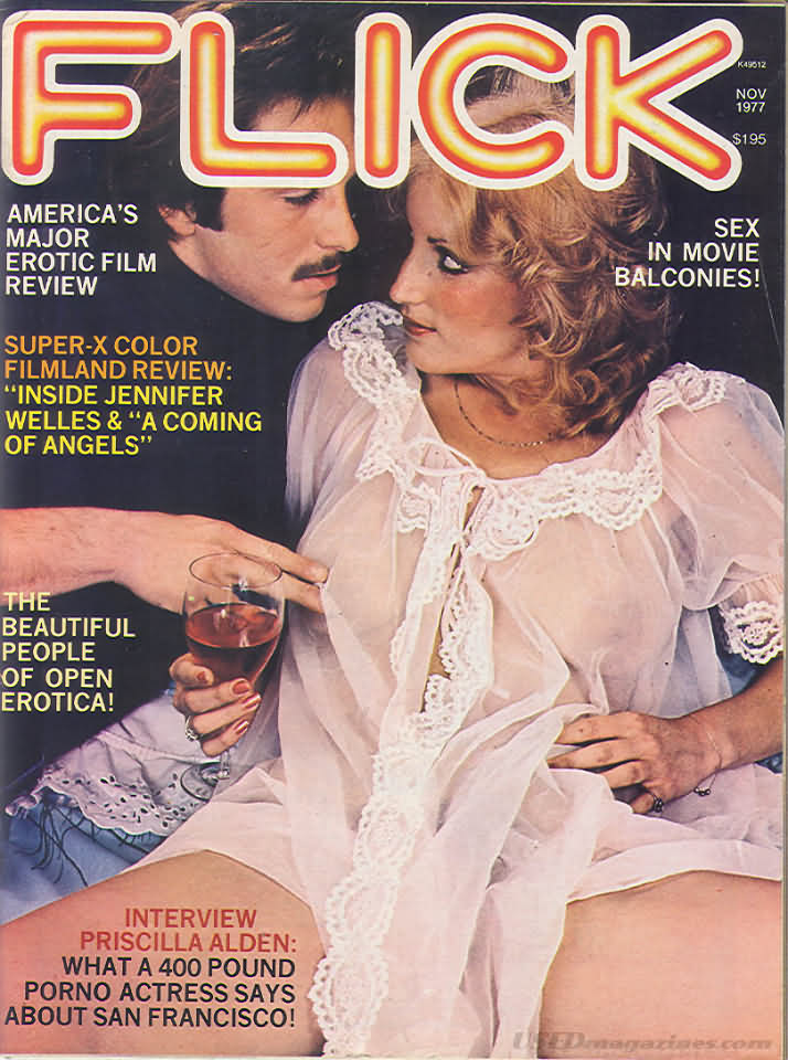 Flick November 1977 magazine back issue Flick magizine back copy 