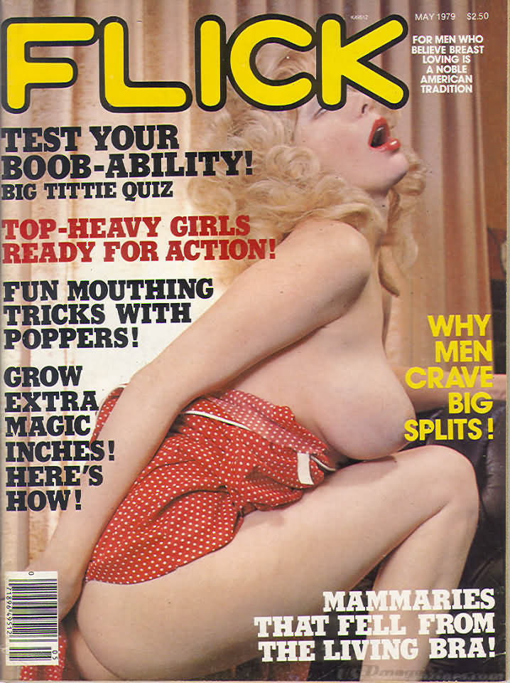 Flick May 1979 magazine back issue Flick magizine back copy 