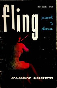 Fling January 1957 magazine back issue cover image