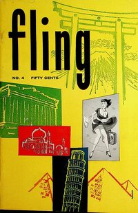 Fling April 1957 magazine back issue cover image