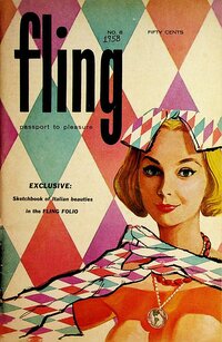 Fling August 1958 Magazine Back Copies Magizines Mags