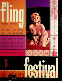 Fling July 1961 Magazine Back Copies Magizines Mags