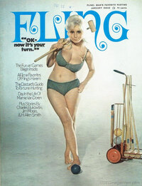 Fling January 1971 magazine back issue cover image