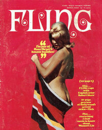 Fling March 1971 magazine back issue cover image