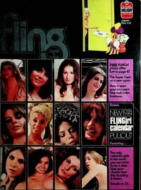 Fling January 1973 magazine back issue cover image