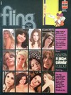 Fling January 1974 Magazine Back Copies Magizines Mags