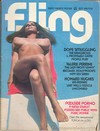 Fling September 1976 magazine back issue cover image