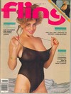Fling November 1986 Magazine Back Copies Magizines Mags