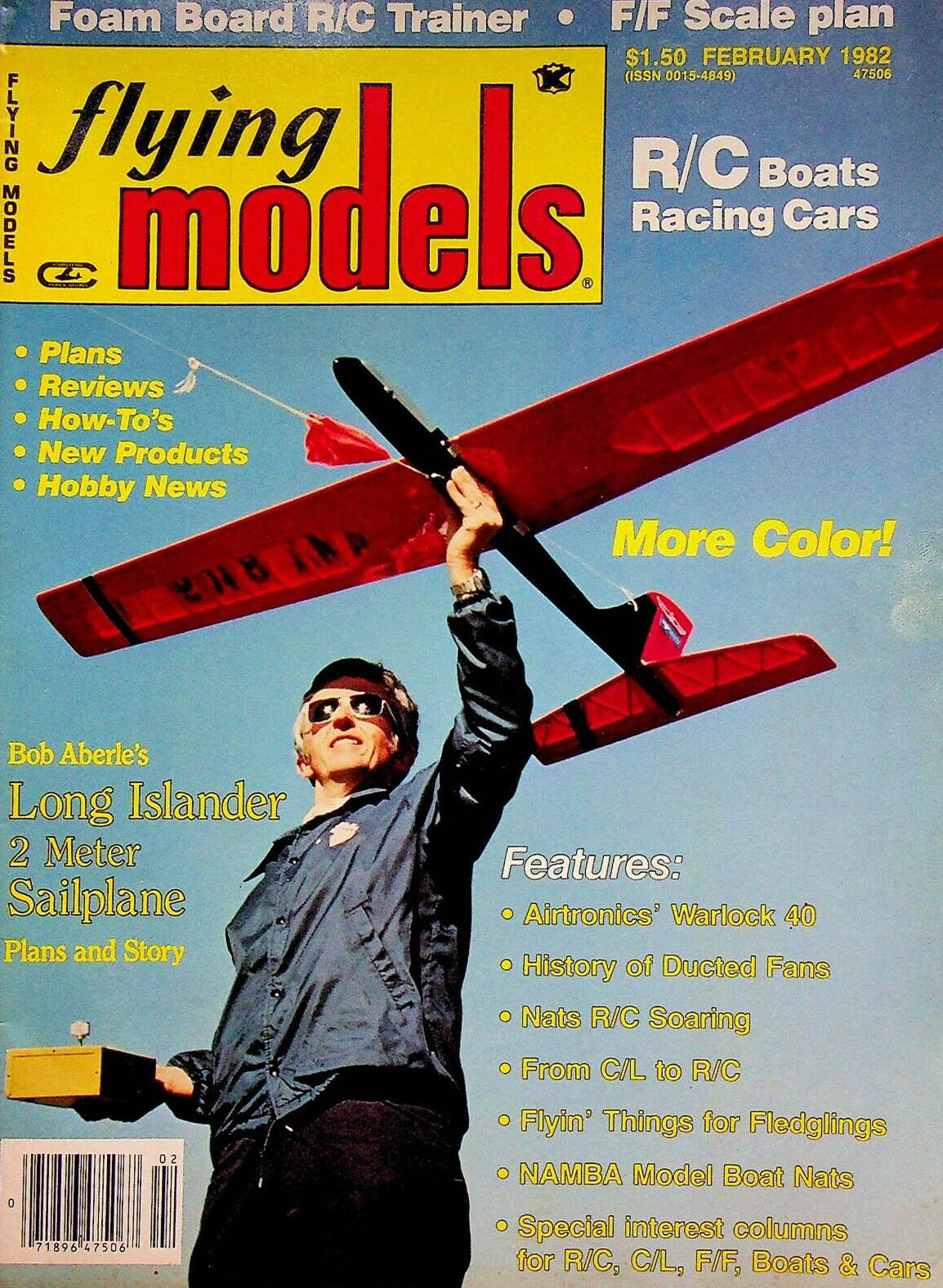 Flying Models February 1982, , Foam Board R/C Trainer - F/F Scale Plan