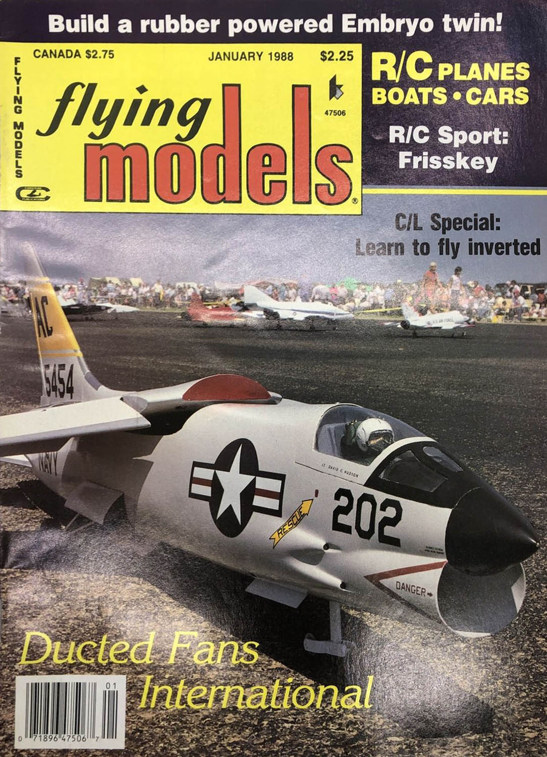 Flying Models Magazine Back Issues Year 1988 Archive