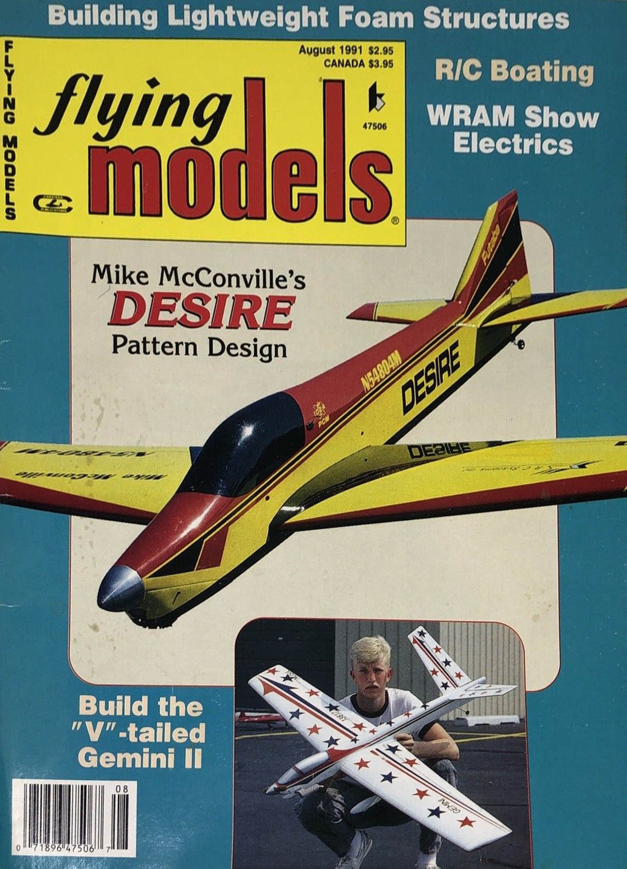 Flying models august 1991 building lightweight foam structures